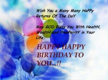 Birthday wishes quotes pictures