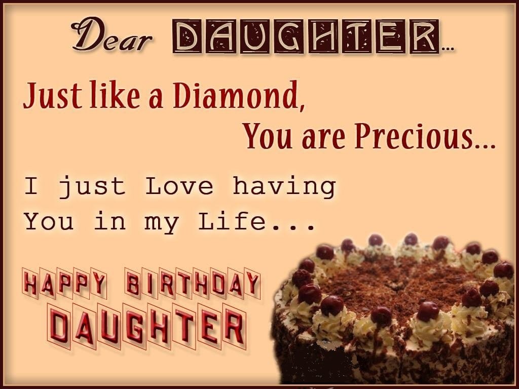 Birthday wishes for Daughter