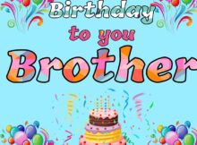 birthday wishes for brother images